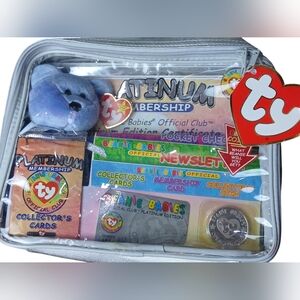 1999 Ty Beanie Babies Limited Edition Platinum Membership Set Reusable Case